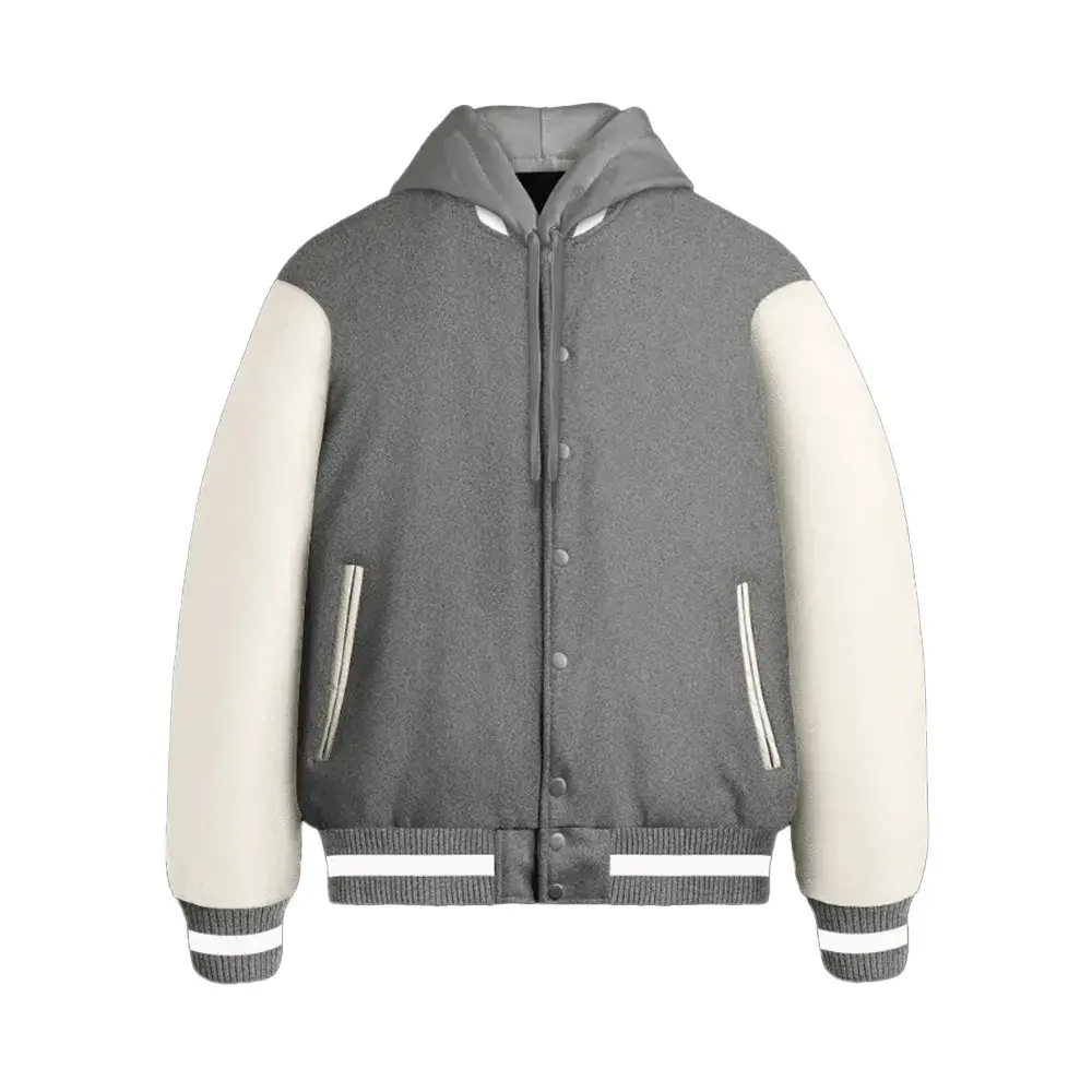 Versity Jackets Grey Cream