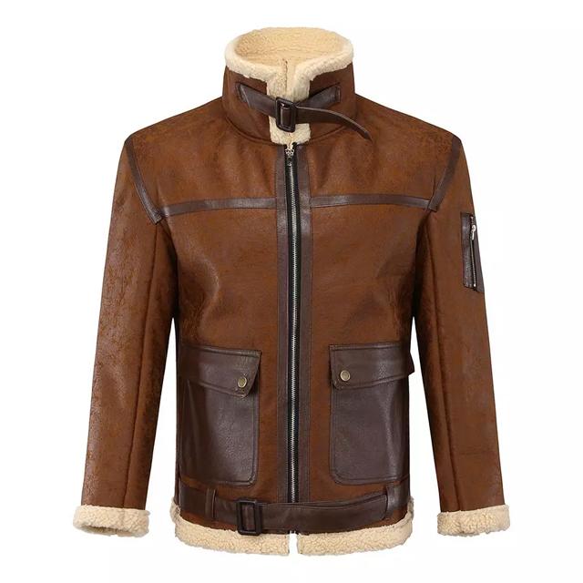Leather Jackets Brown Fur
