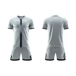 Soccer Uniform White Grey