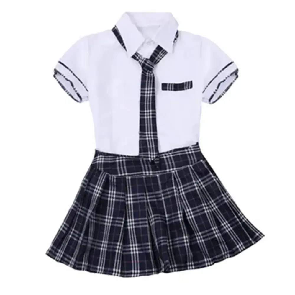 School Uniform White Black